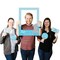 Big Dot of Happiness 1st Birthday Boy - Fun to be One - First Birthday Party Selfie Photo Booth Picture Frame & Props - Printed on Sturdy Material